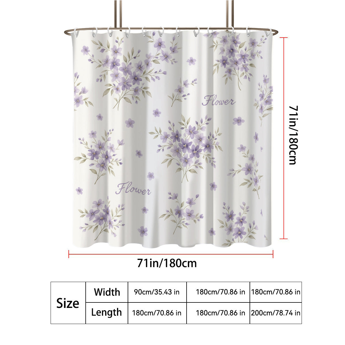 Decorative Shower Curtain