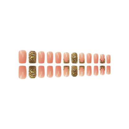 Glamorous Rhinestone Accented Press-On Nails Acalora