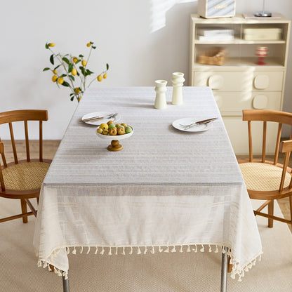 Elegant Fringe Table Cover