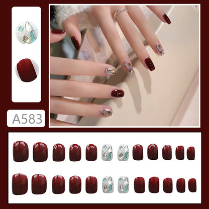 Glamorous Accent Press-On Nail Set Acalora