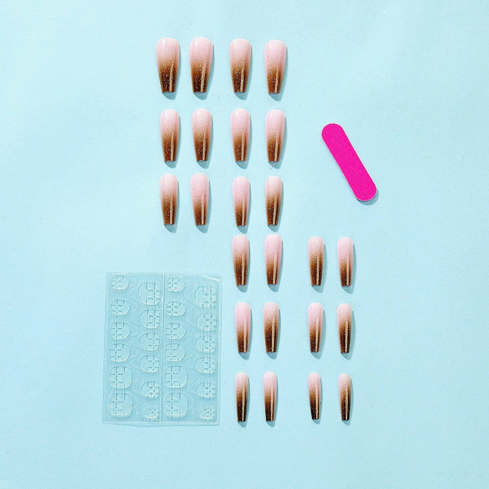 Artificial nails with elegant ombre effect Acalora