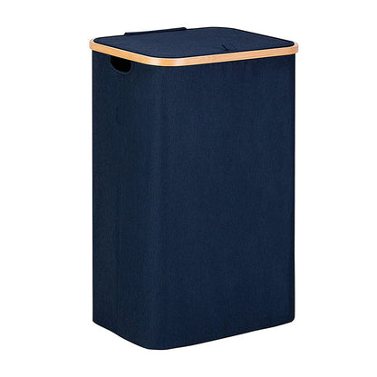 High-quality laundry basket with bamboo lid Acalora