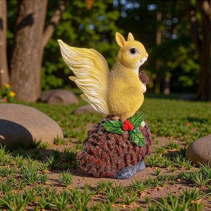 Decorative squirrel sculpture on a cone Acalora