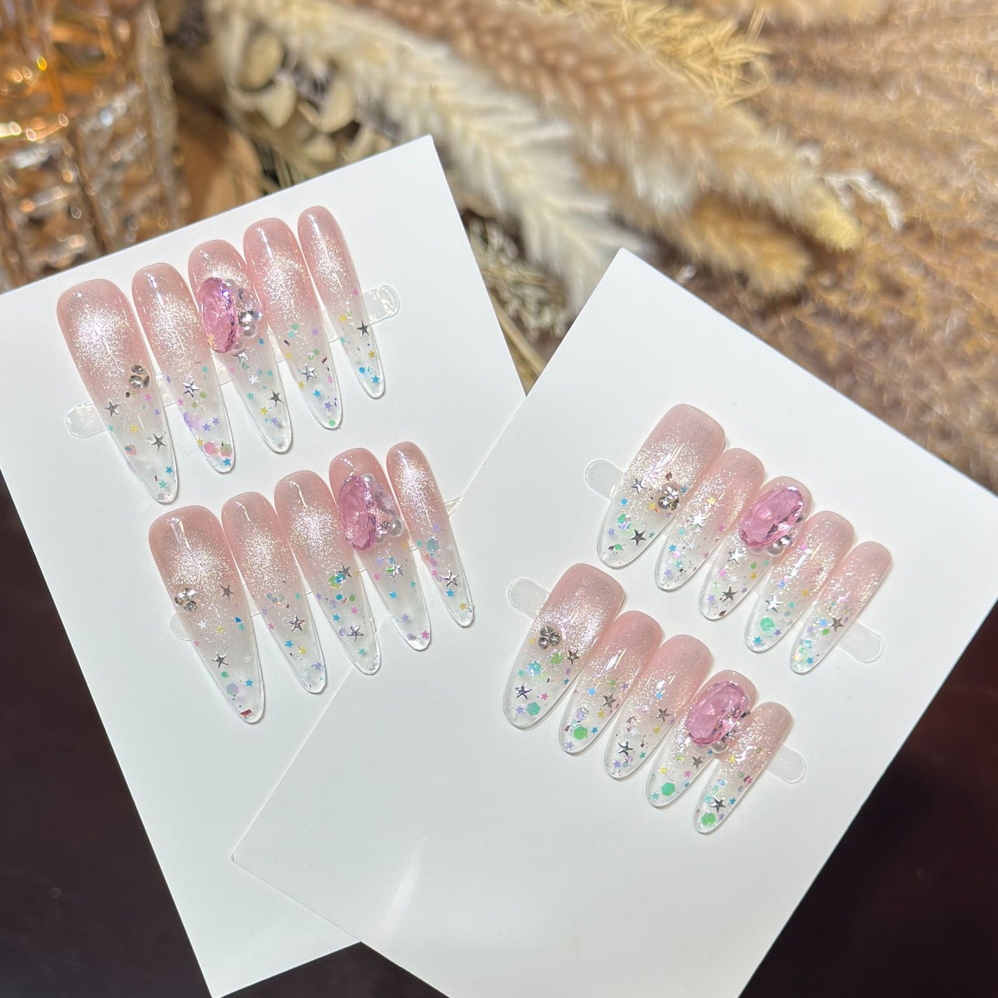 Decorative Press-On Nail Art Set Acalora