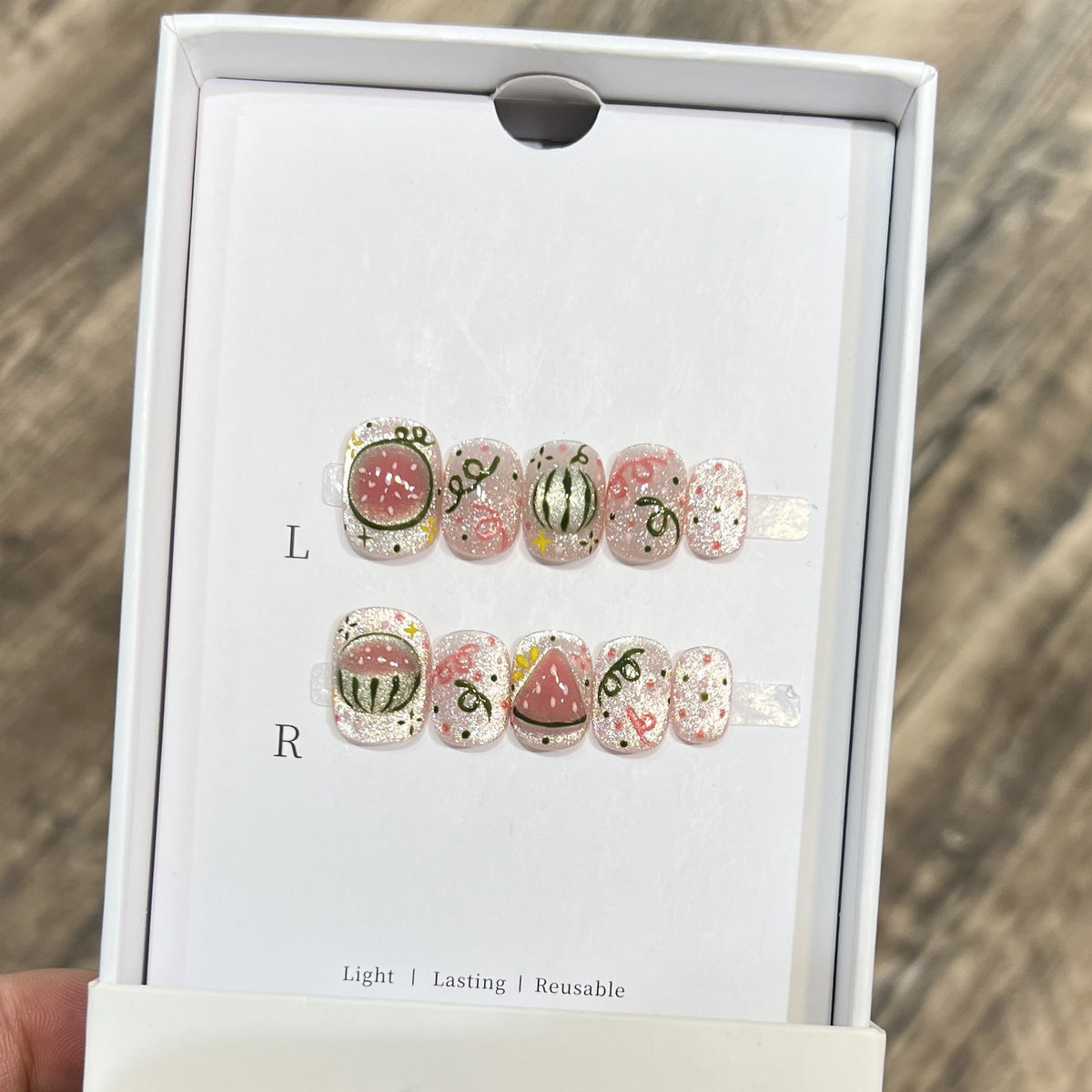 Reusable Press-On Nail Set Acalora