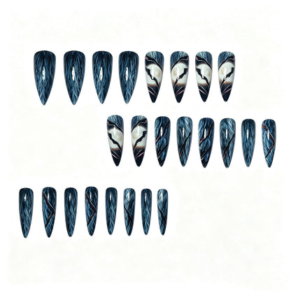 Artistic Stiletto Nail Art Acalora