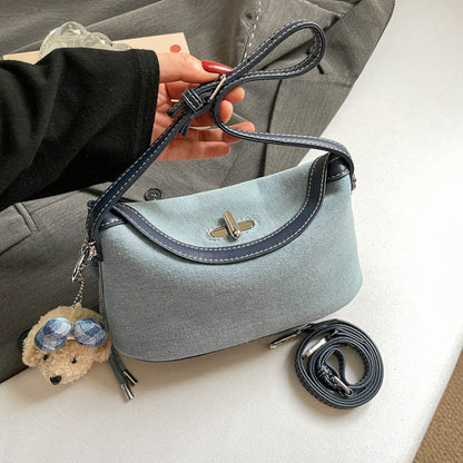 Stylish Denim Crossbody Purse Acalora