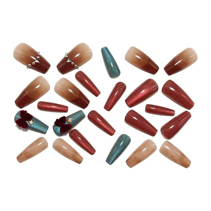 Artificial nails in elegant glamour design Acalora