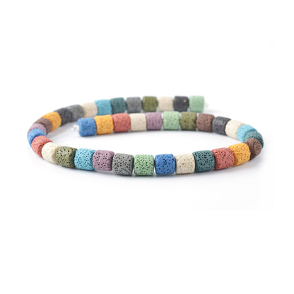 Natural Lava Stone Bead Necklace Acalora
