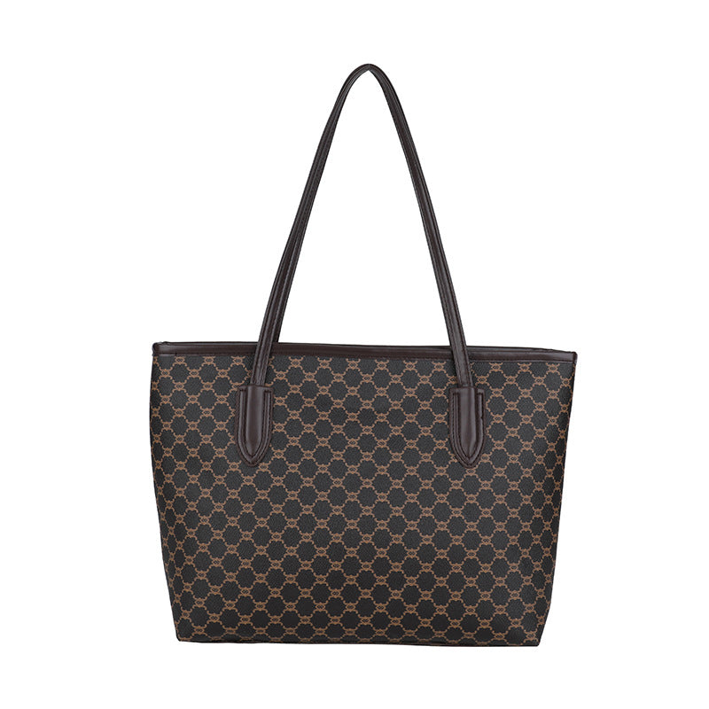 Elegant Geometric Pattern Tote Bag Acalora