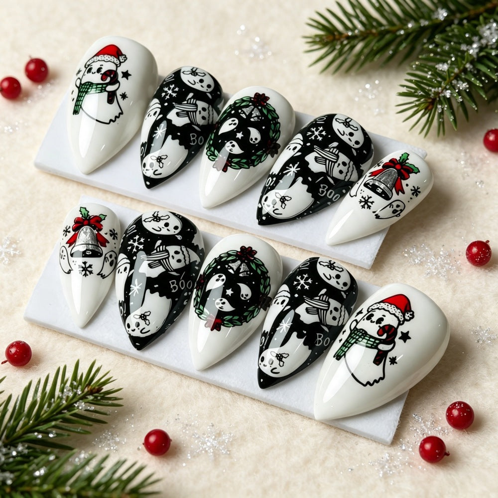 Christmas motif nail set Acalora