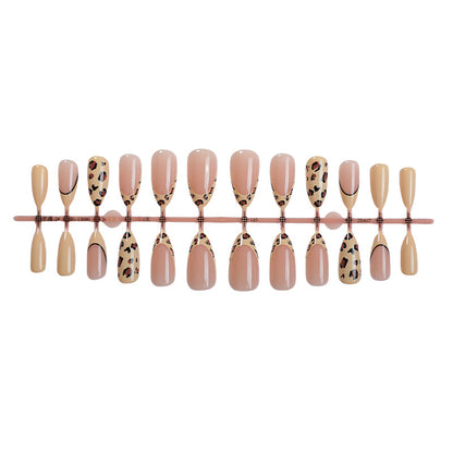 Leopard Print Press-On Nail Set Acalora