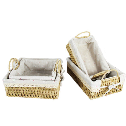 Handcrafted Woven Storage Basket Acalora