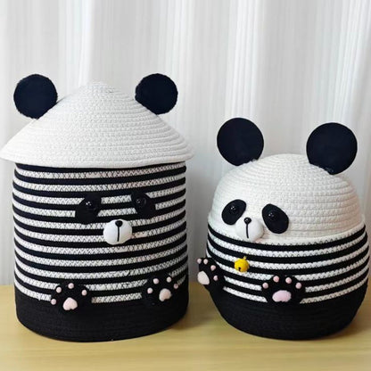 Funny Seat Pouf in Panda Design Acalora