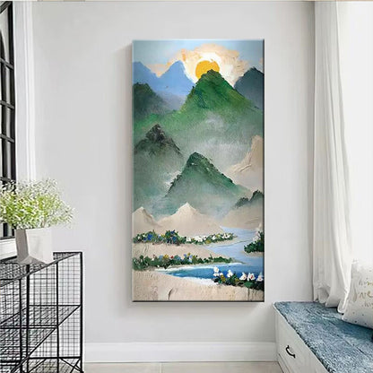 Scenic Mountain Canvas Art