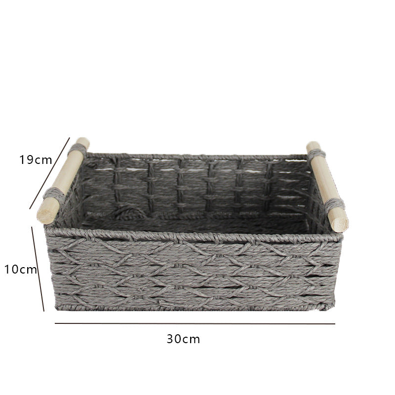 Woven Natural Storage Basket Acalora