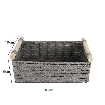 Woven Natural Storage Basket Acalora