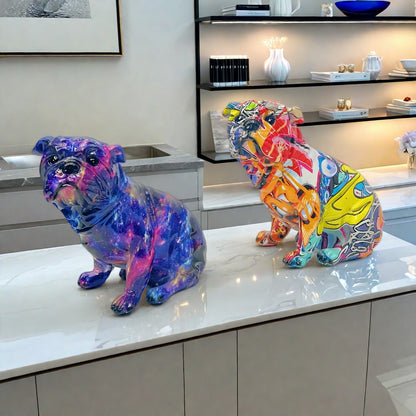 Artistic Bulldog Figurine Acalora