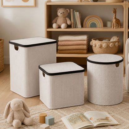 Laundry basket with lid and handles Acalora