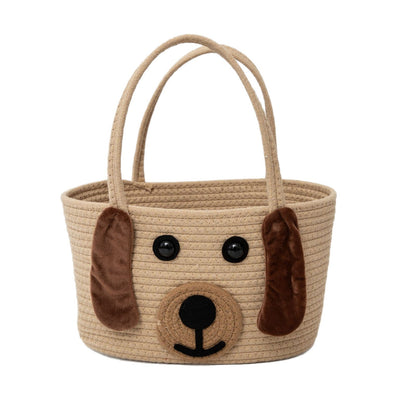 Stylish carrying basket with colorful handles Acalora