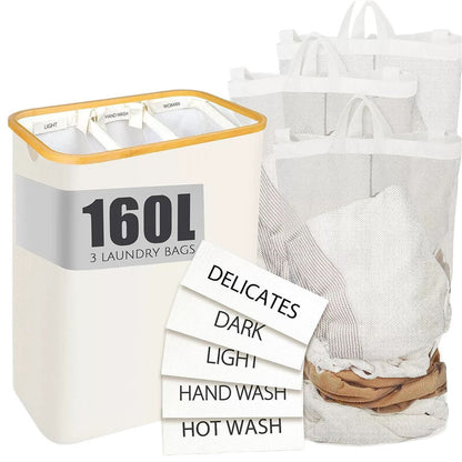 Laundry basket with compartments Acalora