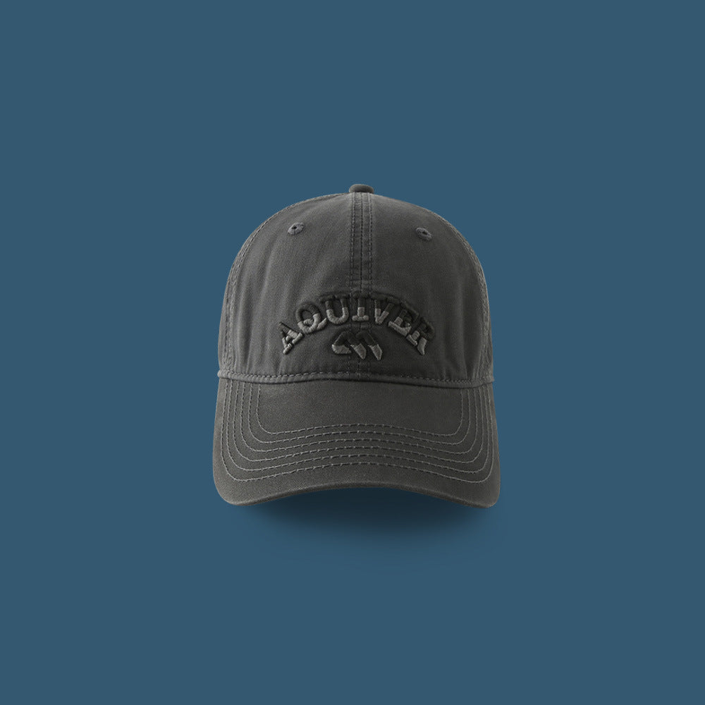 Embroidered Cotton Sun Protection Cap