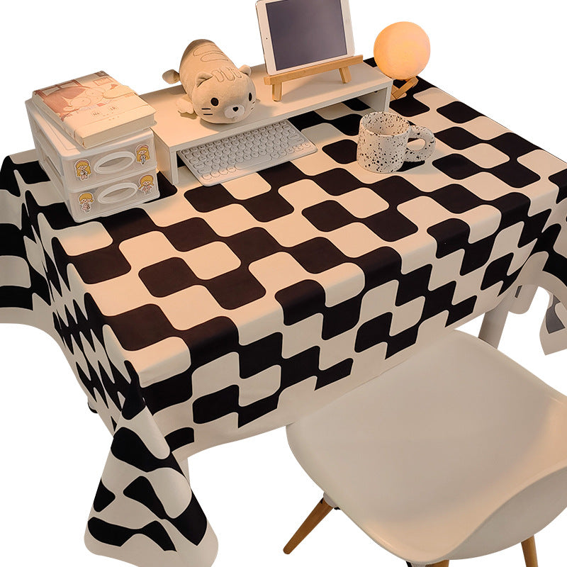 Decorative Checked Tablecloth