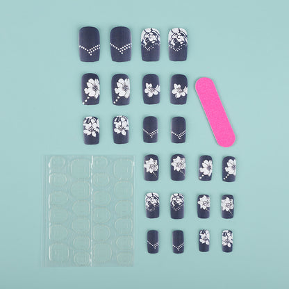 Artificial nails with elegant floral designs Acalora