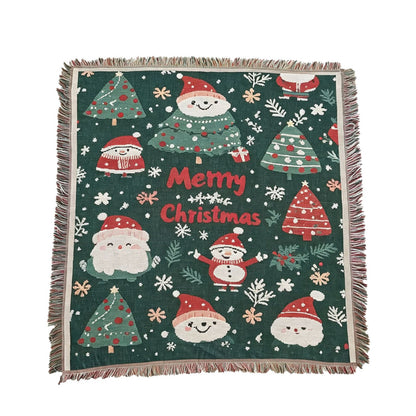 Festive Holiday Throw Blanket