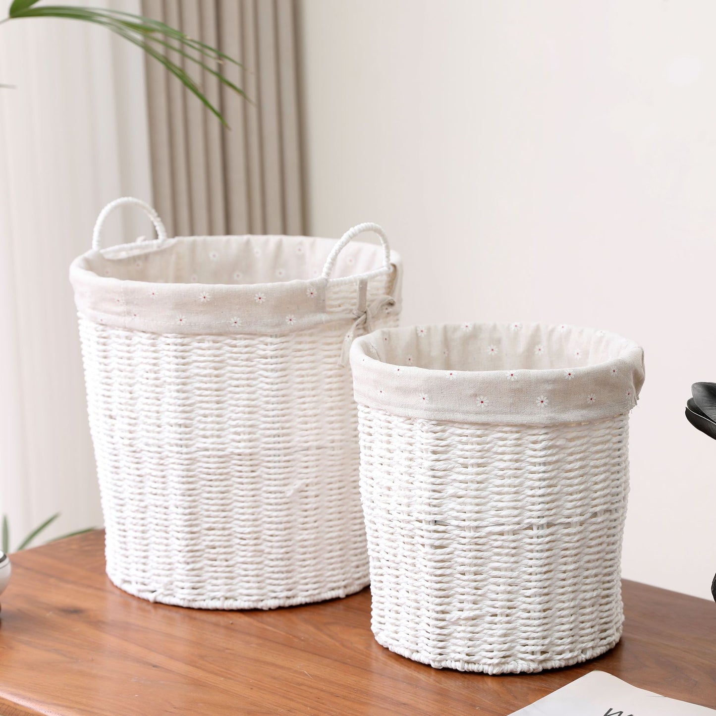 Natural Fiber Decorative Storage Baskets Acalora
