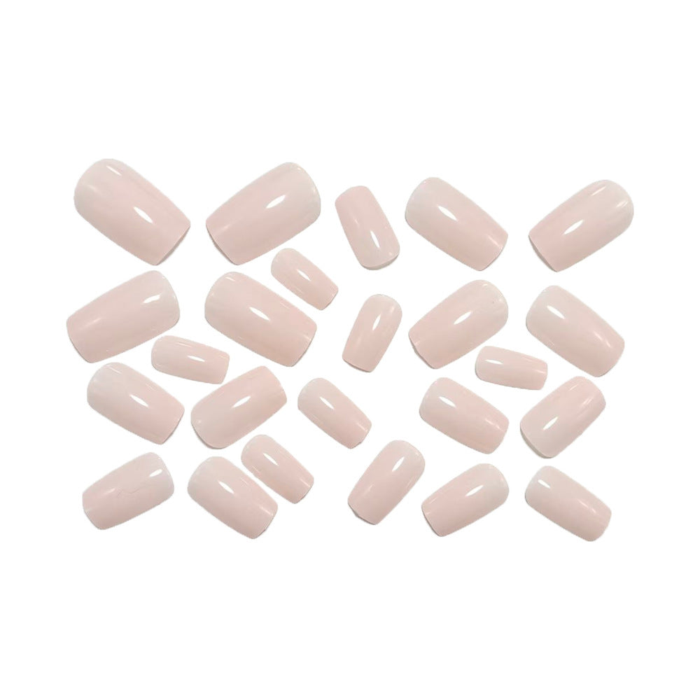 Artificial nails in elegant nude look Acalora
