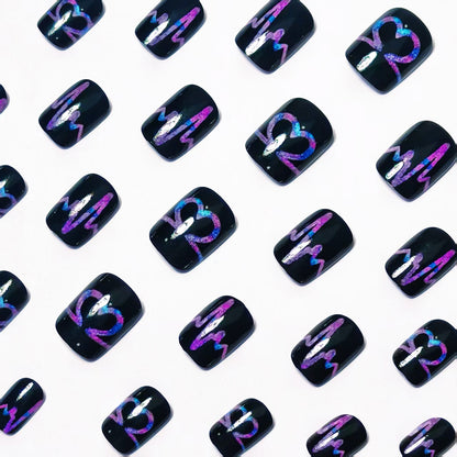 Heartbeat-Themed Nail Art Acalora