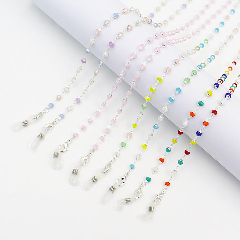 Stylish Beaded Eyewear Chain Acalora