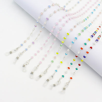 Stylish Beaded Eyewear Chain Acalora