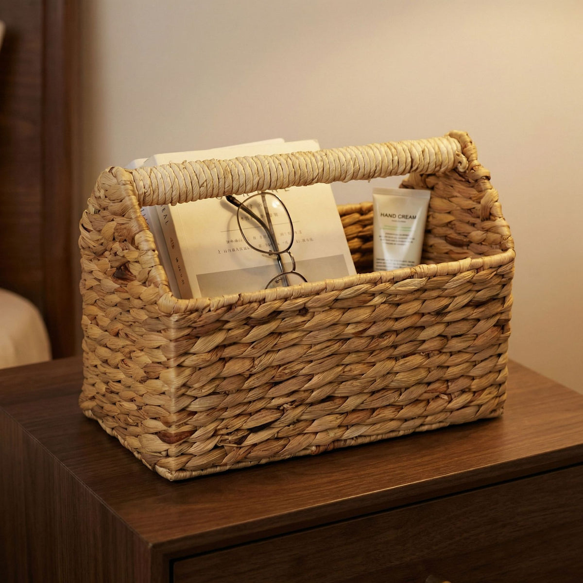 Handcrafted Storage Basket Made of Natural Materials Acalora