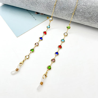 Heart-Shaped Eyewear Chain Acalora
