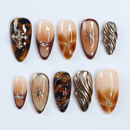 Thematic Underwater Nail Art Press-On Set Acalora