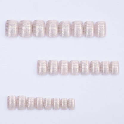 Artificial nails with elegant glitter design Acalora