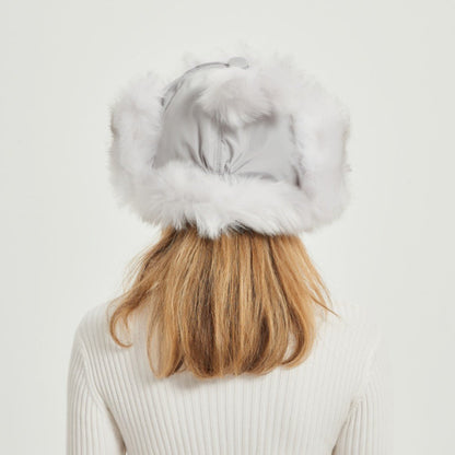 Skanto | Women's Chunky Faux Fur Winter Hat with Animal Ears