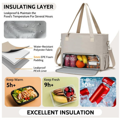 Insulated Food Delivery Tote Bag Acalora