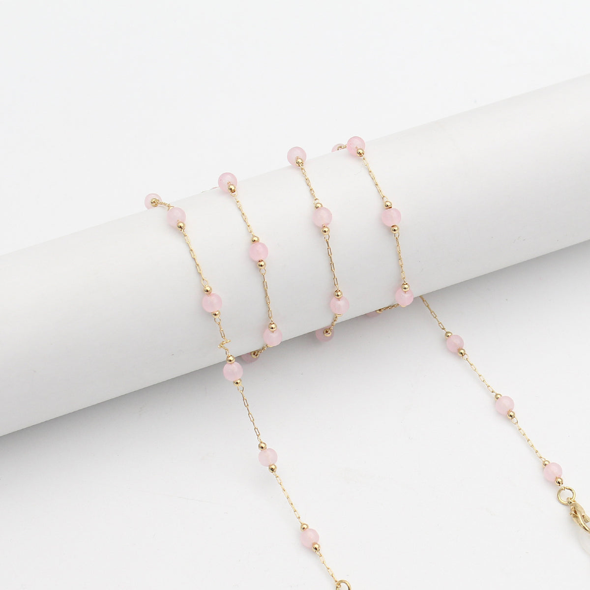 Elegant Beaded Eyewear Retainer Chain Acalora