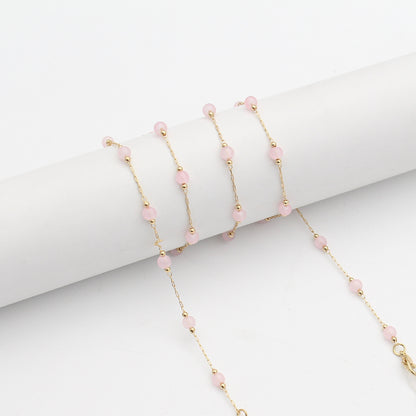 Elegant Beaded Eyewear Retainer Chain Acalora