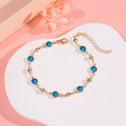 Elegant Crystal Adorned Bracelet Acalora