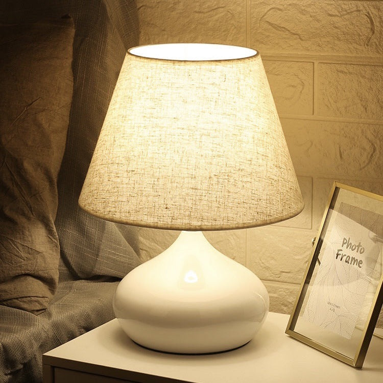 Contemporary Fabric Shade Table Lamp