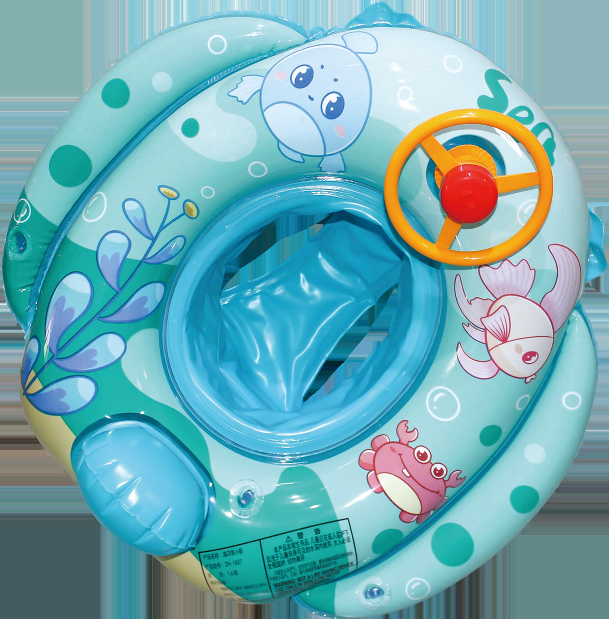 Women's Inflatable Swim Ring with Safety Control Karnz