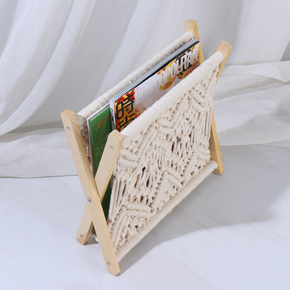 Macrame Magazine Rack Acalora