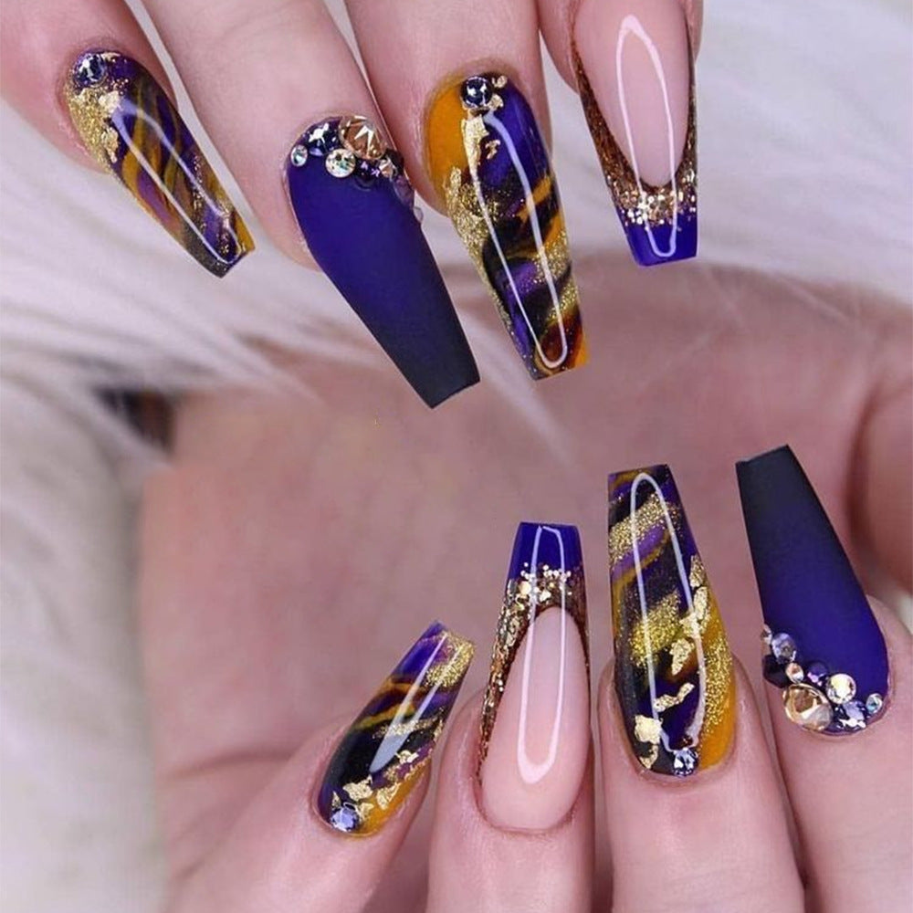 Artificial nails with glamorous design Acalora