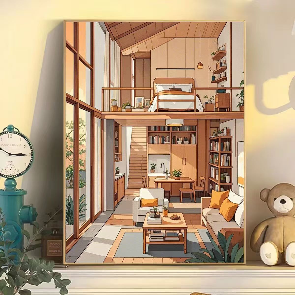 Scenic Street View Wall Art