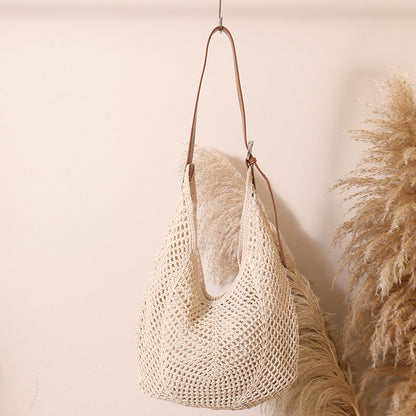 Women's Hand-knotted Shoulder Bag with Robust Design Karnz