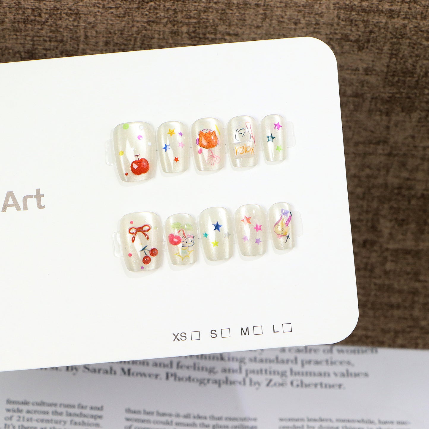 Creative Design Press-On Nail Art Acalora